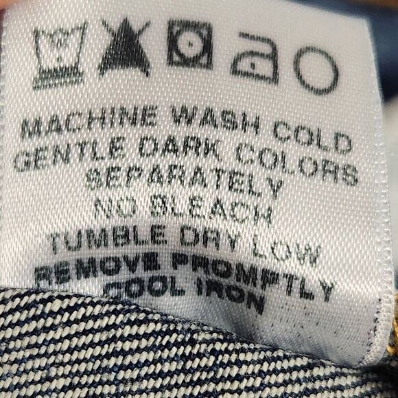 Allen B jeans bootcut amber bling pockets blue denim size 29 - Picture 9 of 9